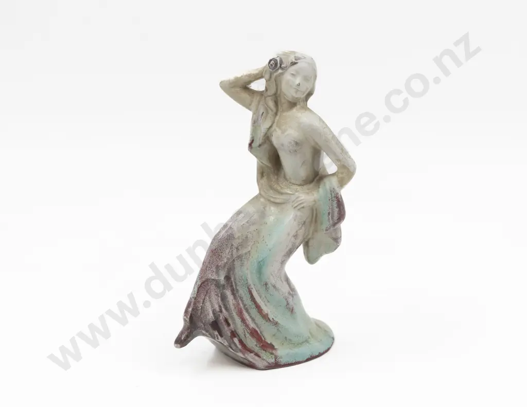 Michael Andersen & Son Bornholm Denmark Glazed Earthenware Sculptural Figure Image 1++