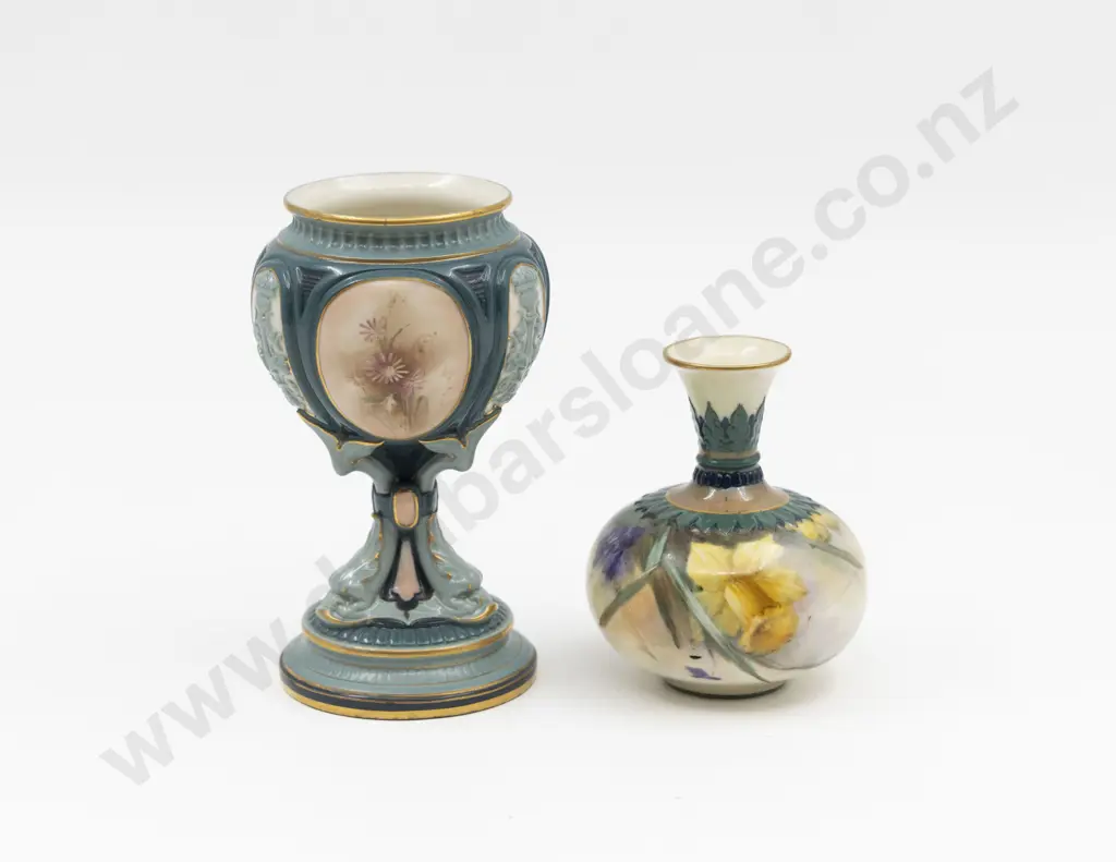 Hadleys Worcester Hand Painted Small Planter Urn Image 1++