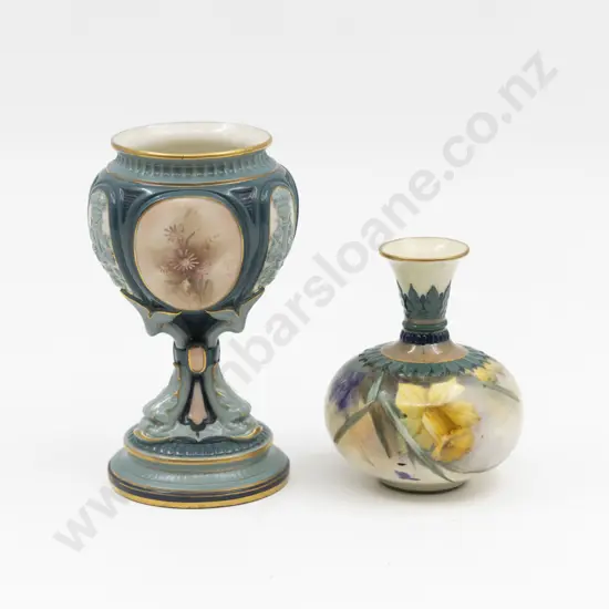 Hadleys Worcester Hand Painted Small Planter Urn