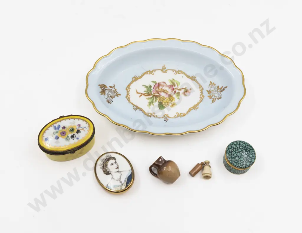 Royal Worcester Dish Pill Pot Limoges Trinket Box & Miniatures Image 1++