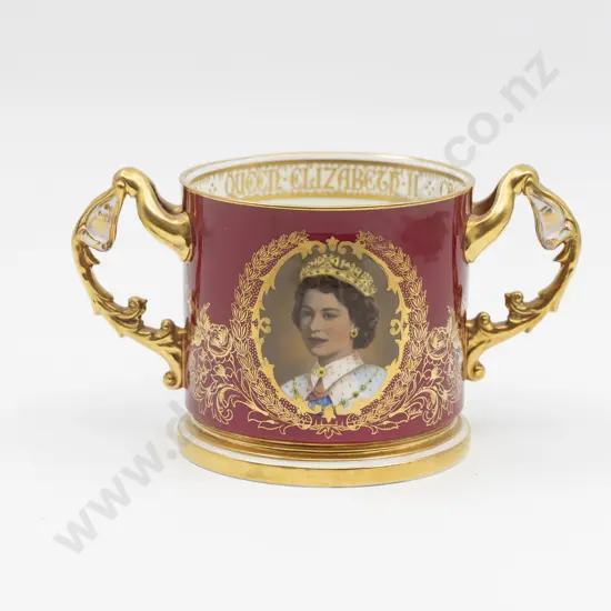 1953 Aynsley EIIR Commemorative Coronation Loving Mug
