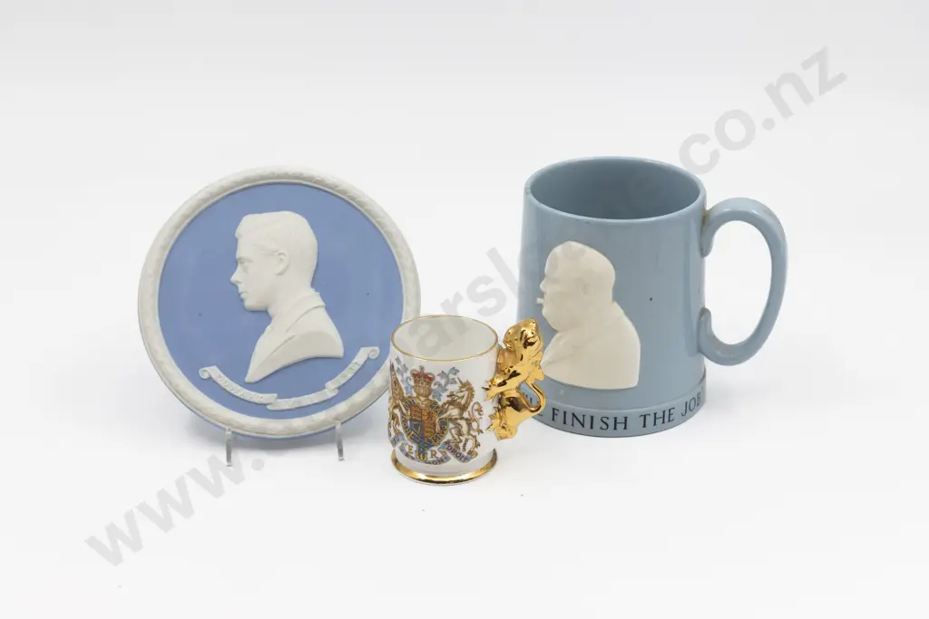 Two Pieces Commemorative Wedgwood & Other Image 1++
