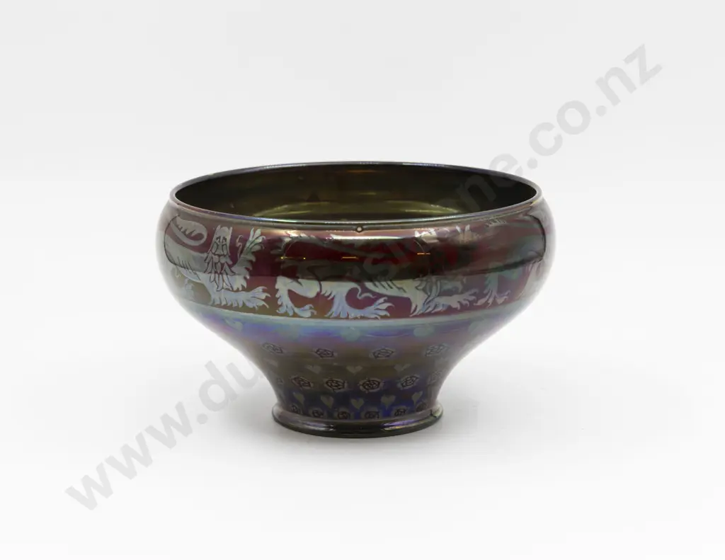 Pilkington's Royal Lancastrian Hand Painted Lustre Finish Bowl Image 1++