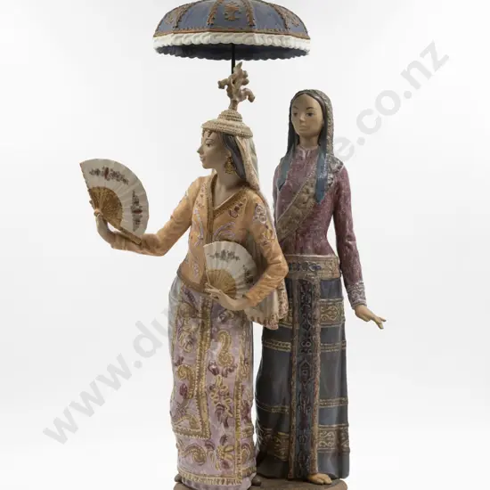 Large Lladro Figure Group "Folklore Filipino" Circa 1982