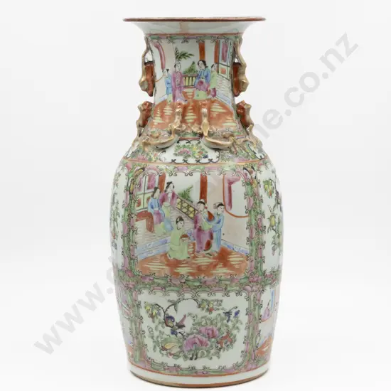 C20th Cantonese Mantel Vase