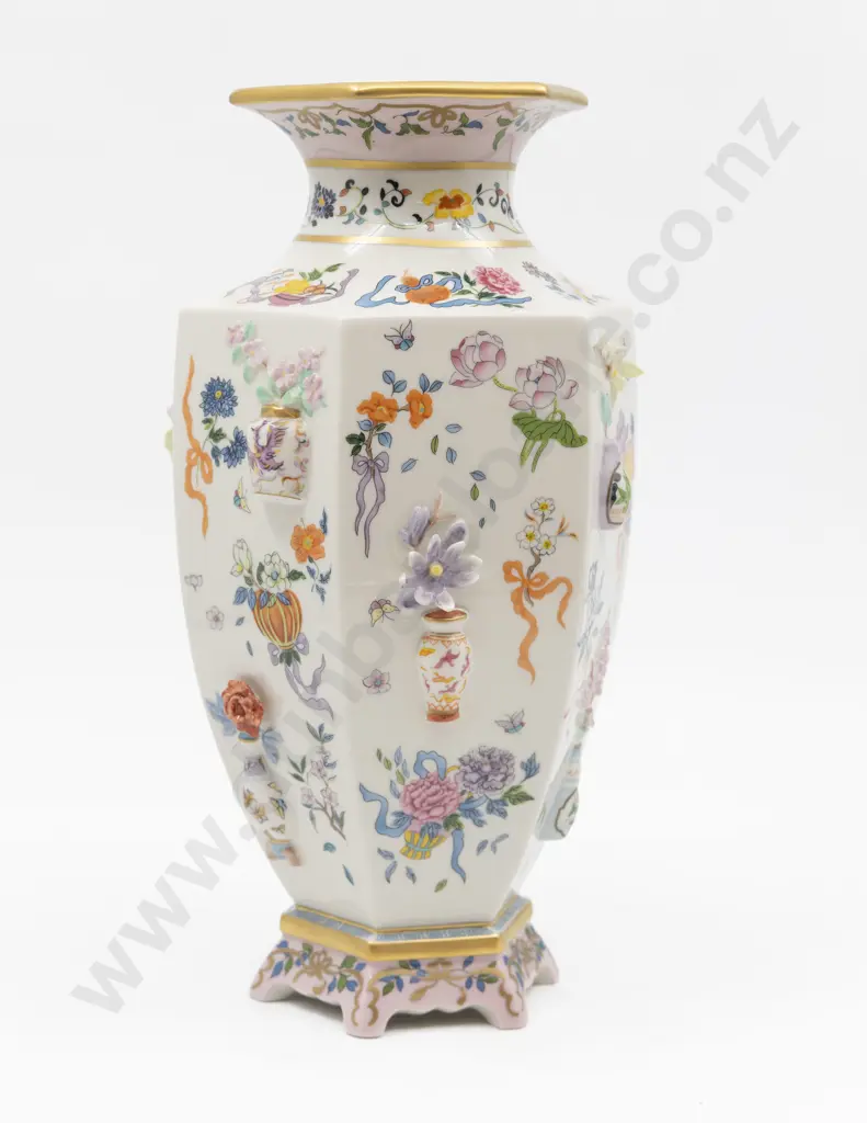 Modern Malaysian Vase of 100 Flowers by Dawen Wang Image 1++