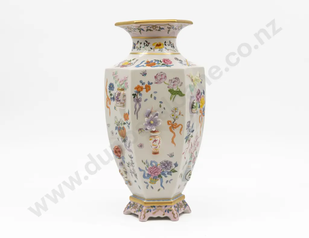 Modern Malaysian Vase of 100 Flowers by Dawen Wang Image 1++