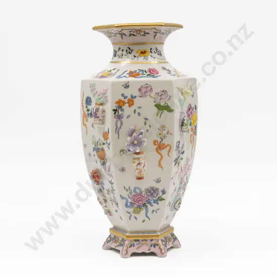 Modern Malaysian Vase of 100 Flowers by Dawen Wang