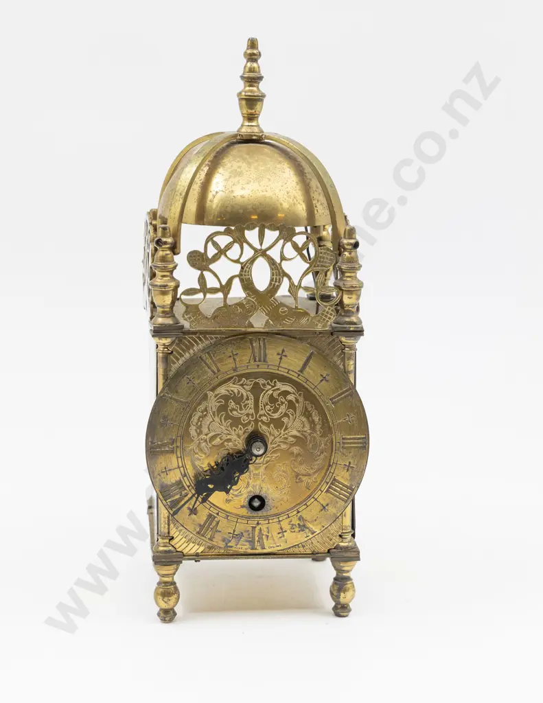 Antique Style Brass Lantern Clock Image 1++