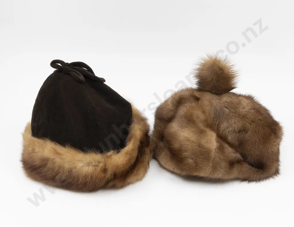 Two Mink Hats Image 1++