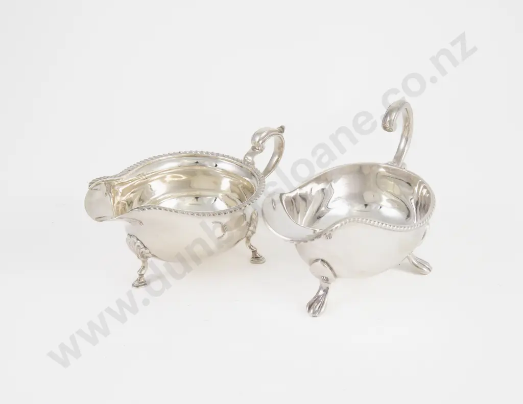 Pair Of Ornate S/P Entree Dishes Image 1++