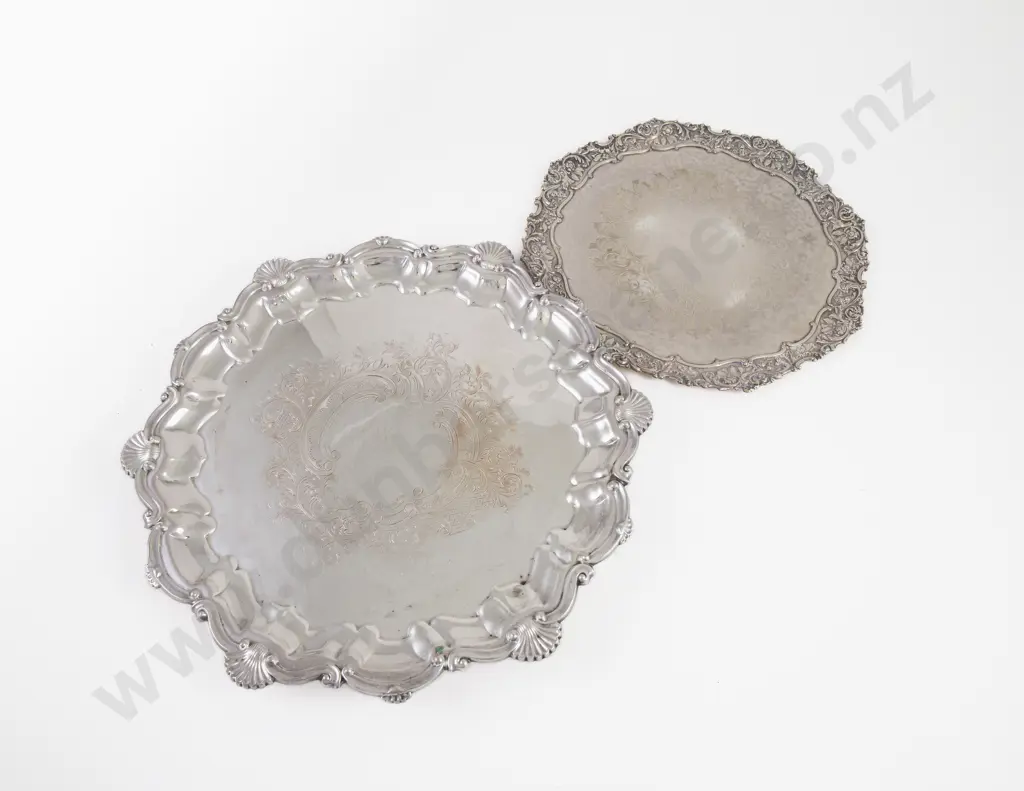 2 S/P Circular Salvers Image 1++