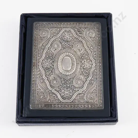 Boxed S/S Mounted Address Book By Walker & Hall