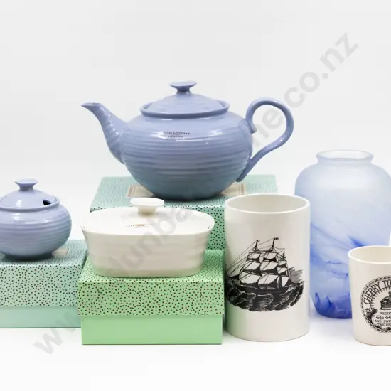 Boxed Sophie Conran for Portmeirion Teapot Sugar & Butter Dish