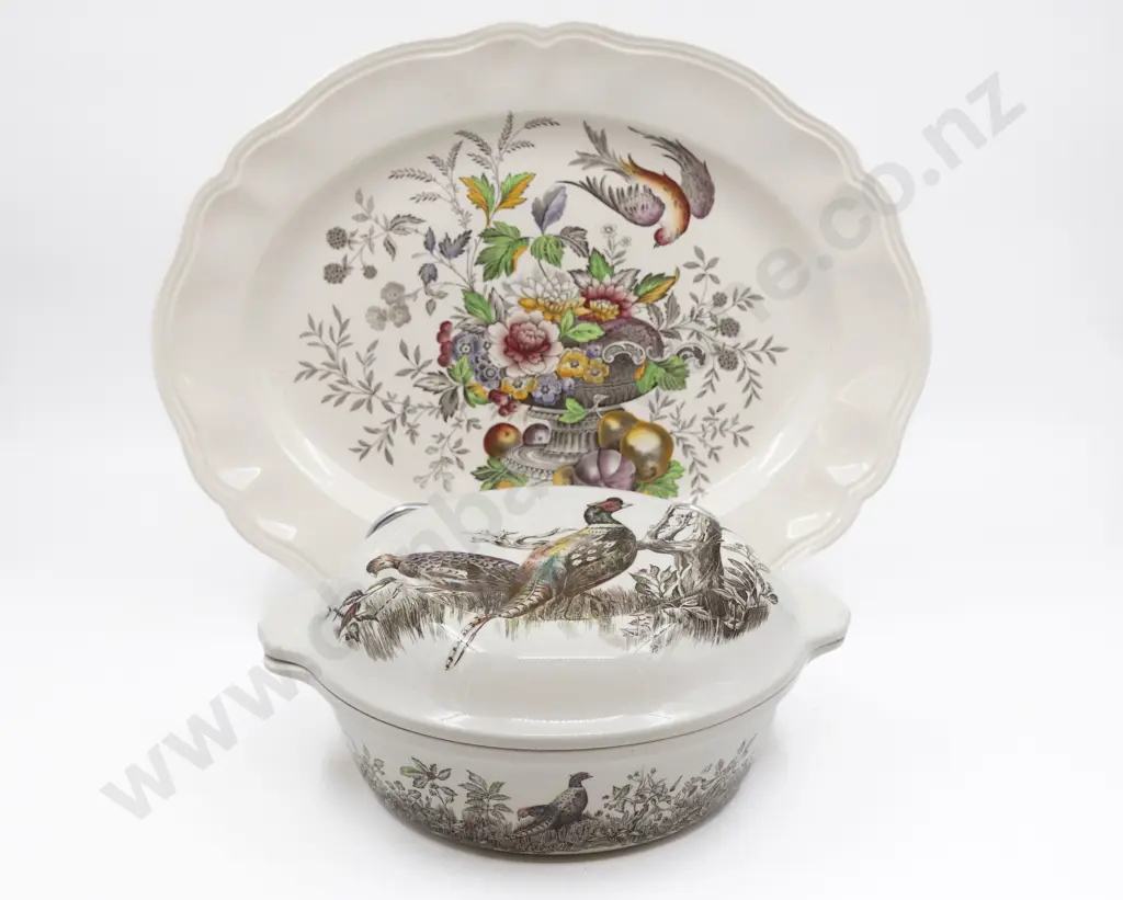 Royal Doulton Hampshire Pattern Ashet & Johnson Bros Pheasant Serving Dish Image 1++