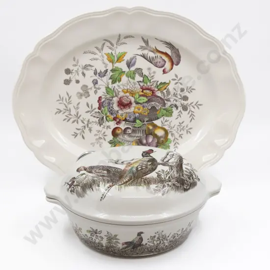 Royal Doulton Hampshire Pattern Ashet & Johnson Bros Pheasant Serving Dish