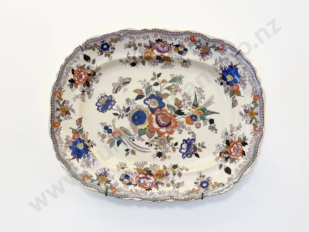 Two Victorian Ironstone Ashets Image 1++