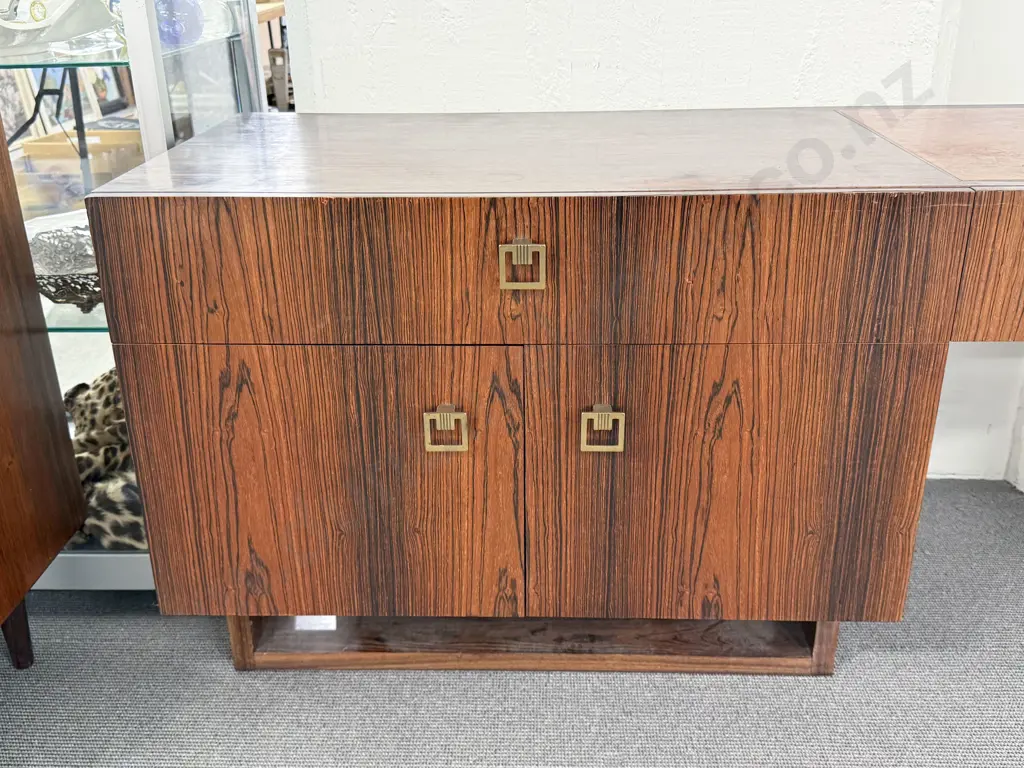 Scandinavian Mid Century Rosewood Desk Image 1++