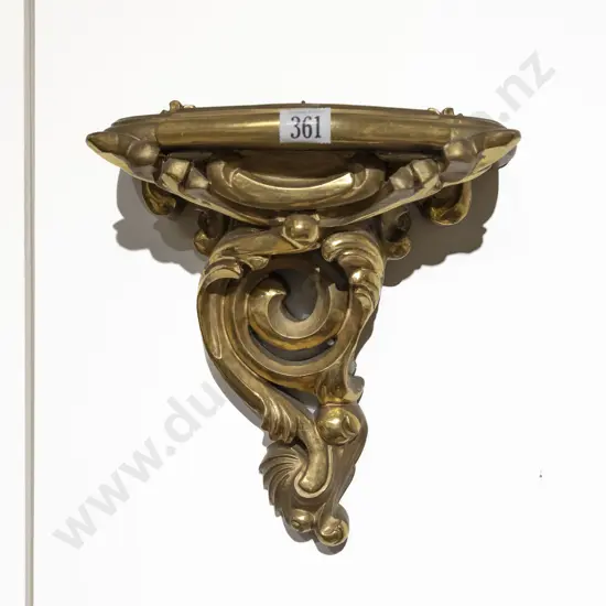 Gilt Wood Wall Bracket