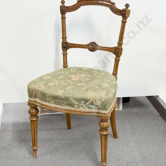Victorian Walnut Single Chair
