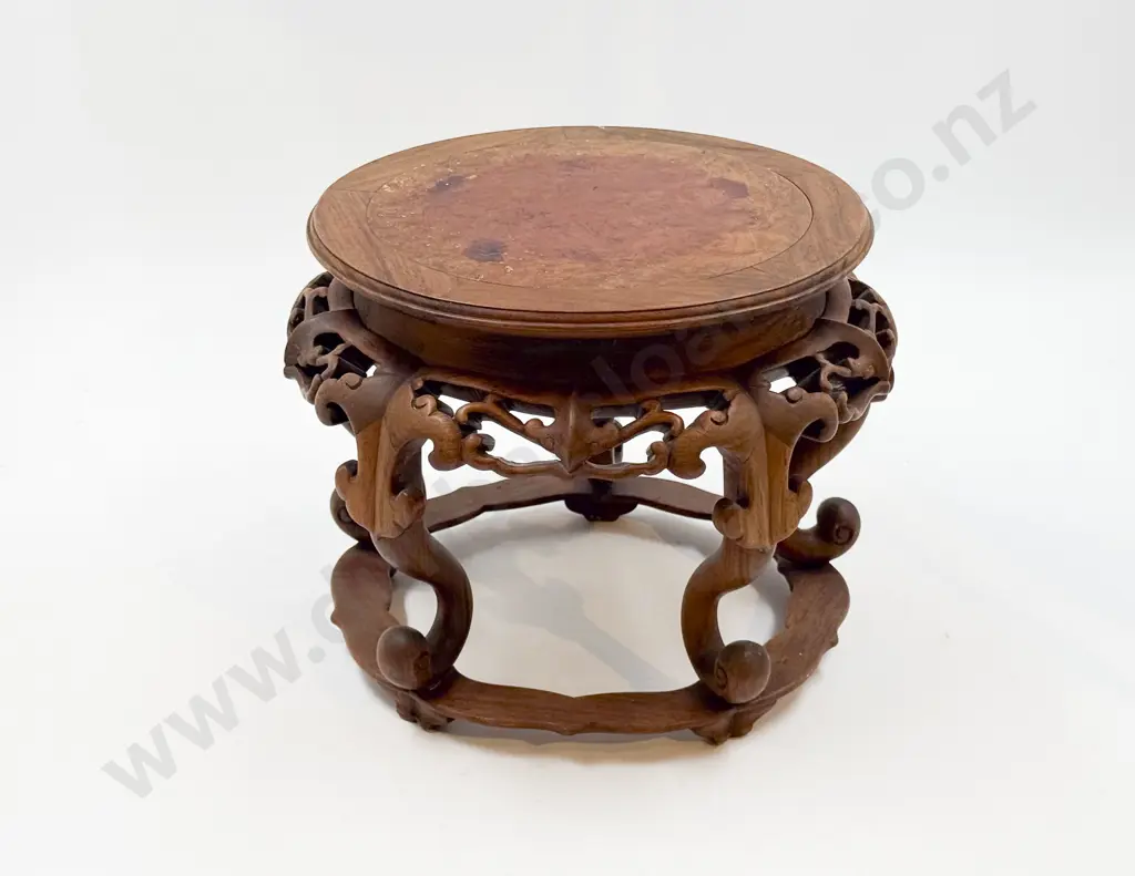 Chinese Rosewood Jardiniere Stand Image 1++