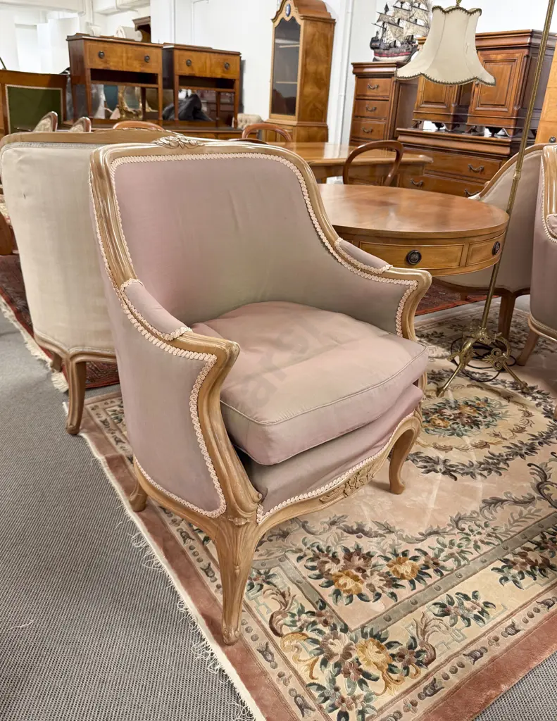 Pair French Style Fauteuils (Armchairs) Image 1++