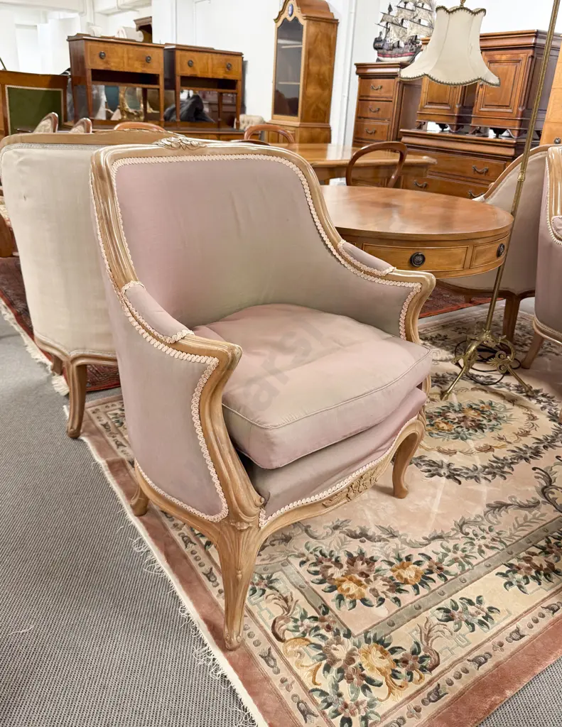 Pair French Style Fauteuils (Armchairs) Image 1++