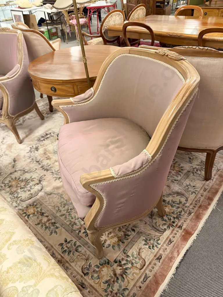 Pair French Style Fauteuils (Armchairs) Image 1++