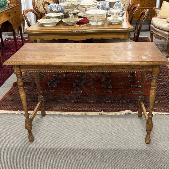 Oak Rectangular Hall Table