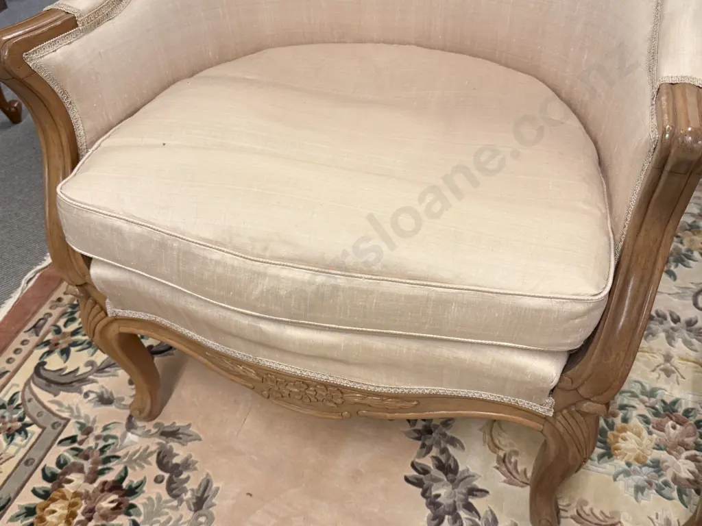 Pair French Style Fauteuils (Armchairs) Image 1++
