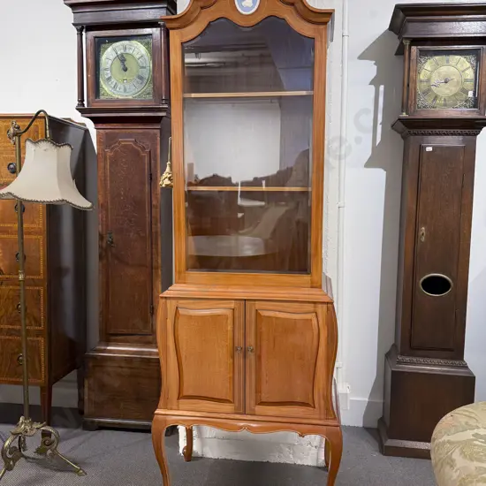 Mahogany & Inlaid Display Cabinet