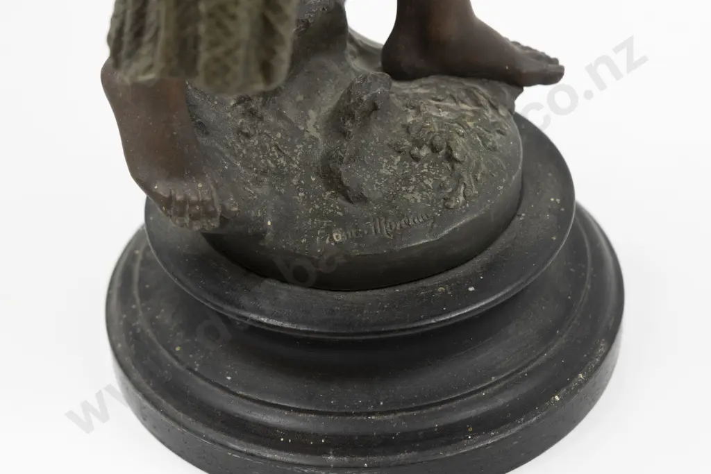 Pair Late C19th Spelter Figures Image 1++