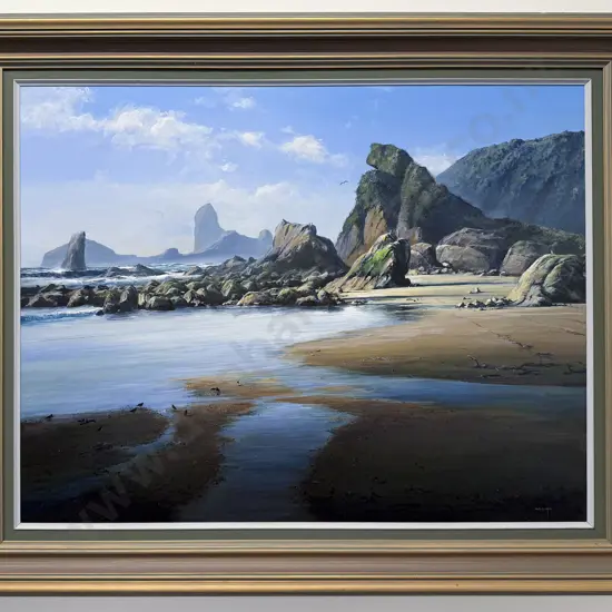 Colin C Wynn (b 1950) - The West Coast near the Fox River - North Westland