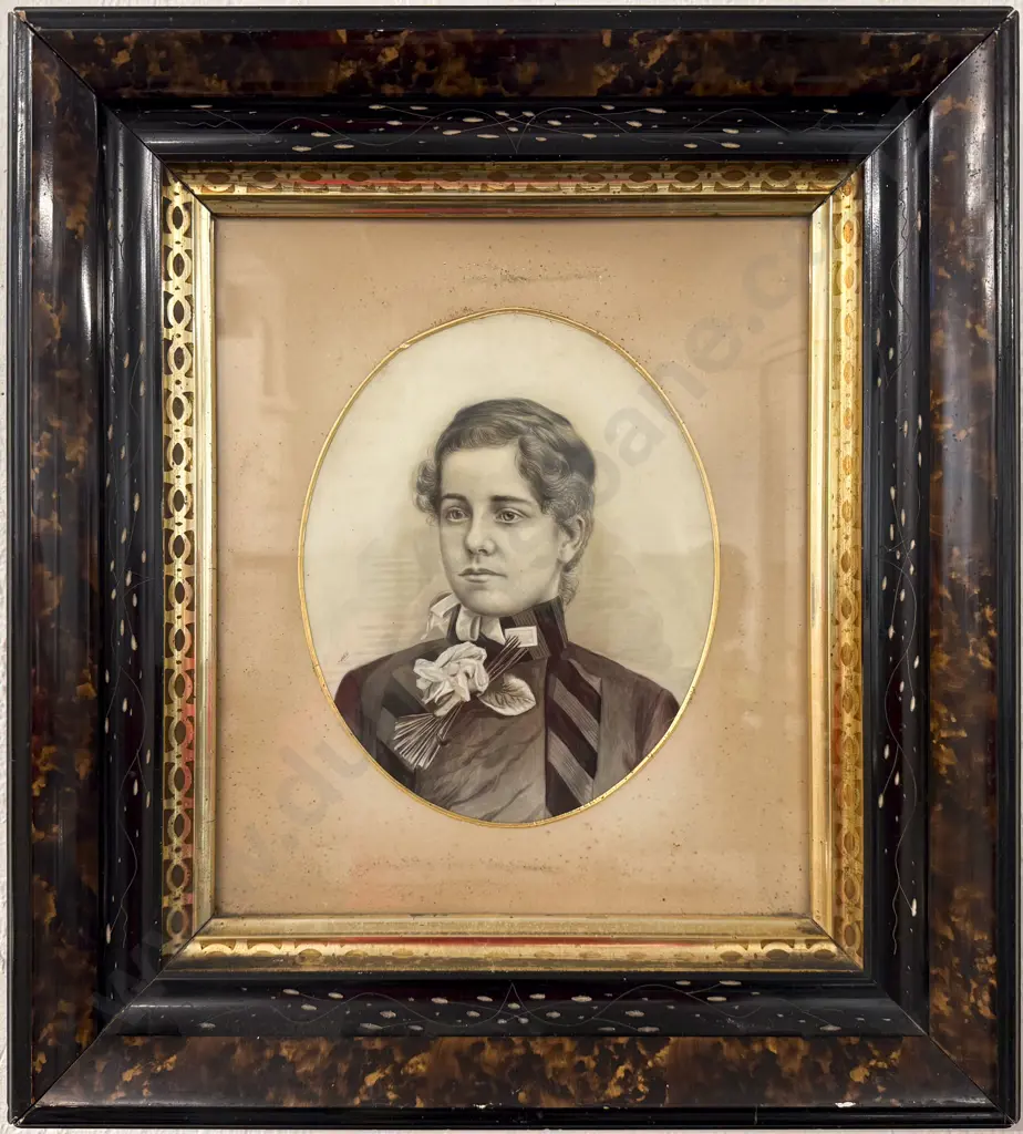 Late C19th Hand-Coloured Photograph of a Young Lady & Other Image 1++