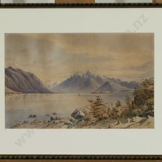 E A Chapman (1847 - 1933) - Lake Tekapo