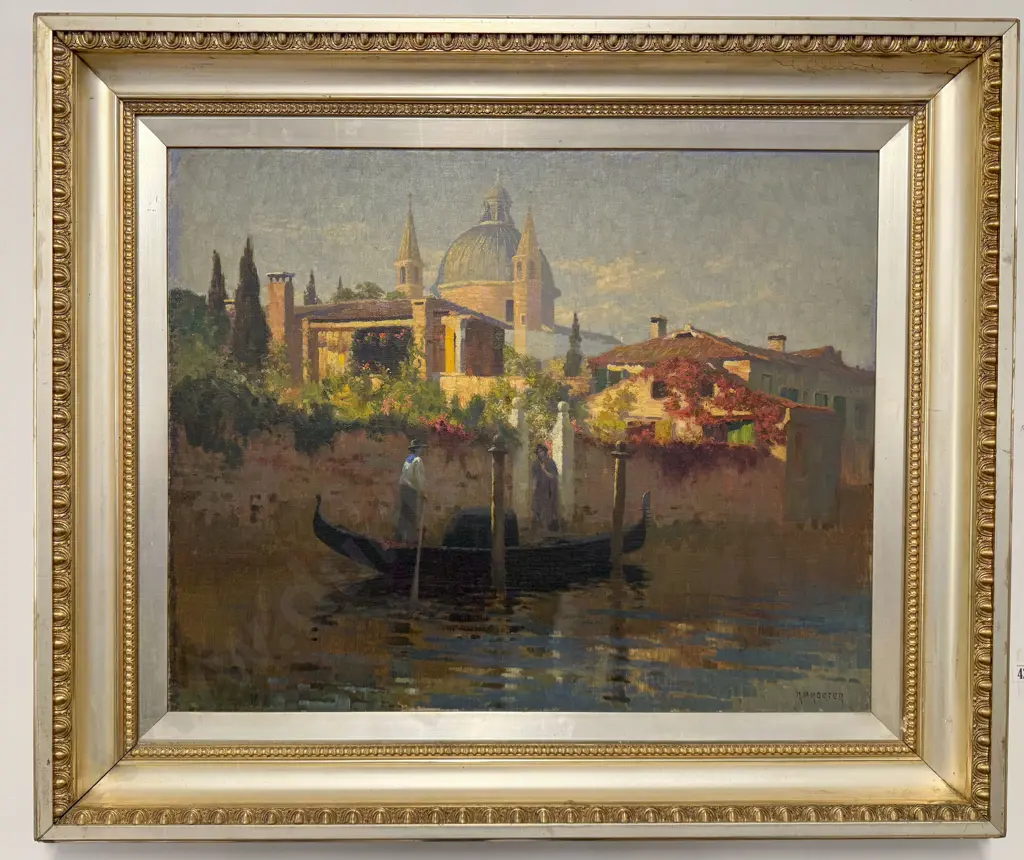 Robert Proctor (1878 - 1935) - Venetian Canal Scene Image 1++