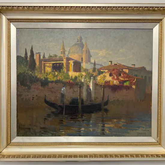 Robert Proctor (1878 - 1935) - Venetian Canal Scene