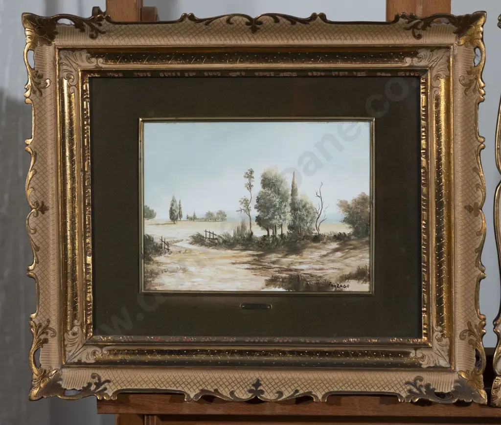 Two Signed 'Fanzago' W/C Landscapes Image 1++