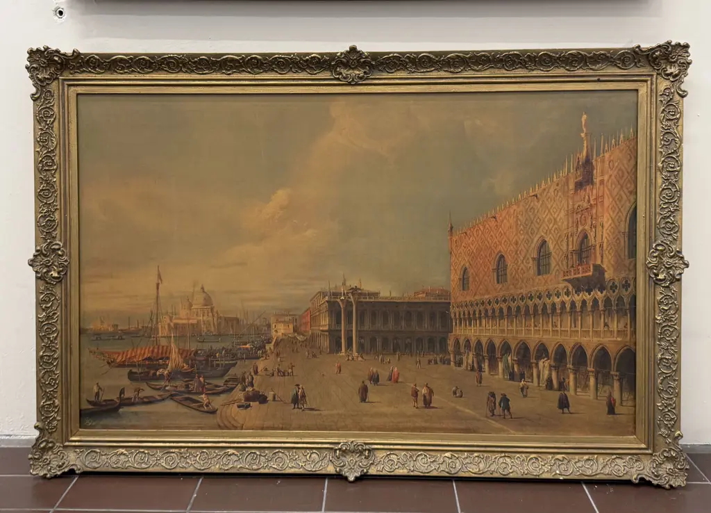 Canaletto Reproduction Print & George Moreland Reproduction Print Image 1++