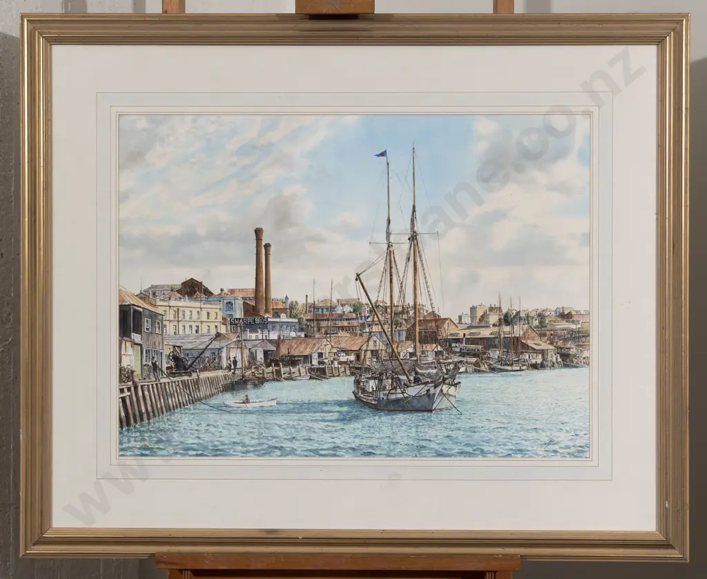 Roger Morris (1935 - 2023) - Freeman's Bay - Auckland Image 1++