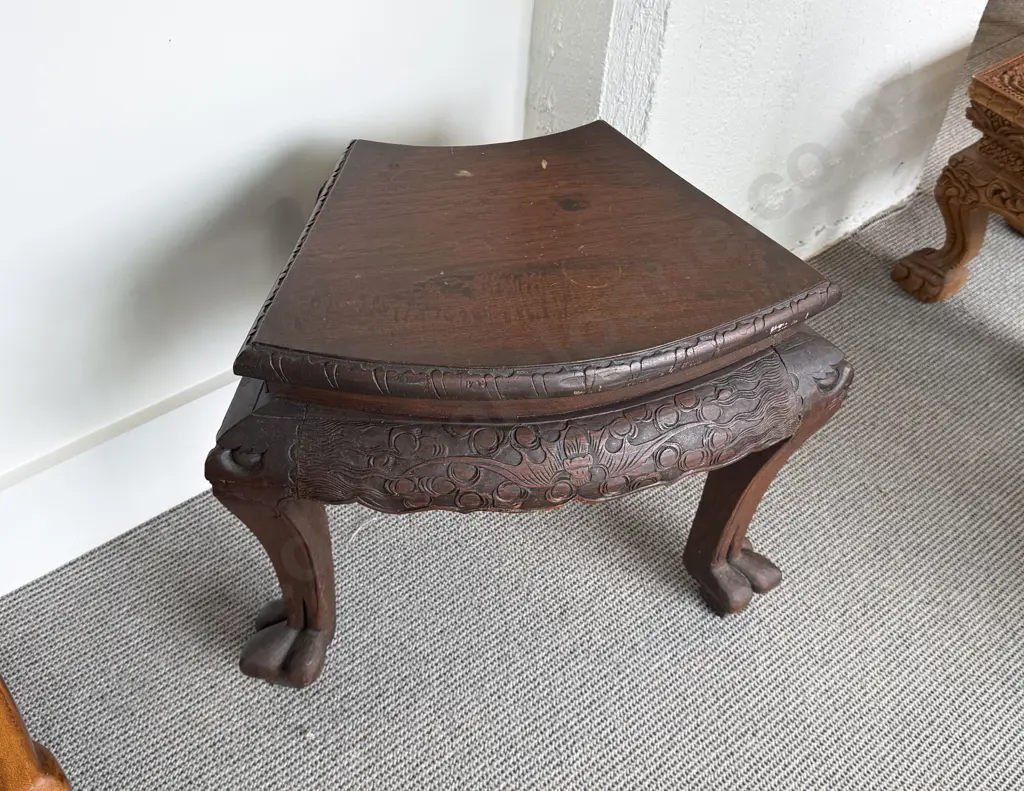 Chinese Hardwood Jardiniere Stand Image 1++