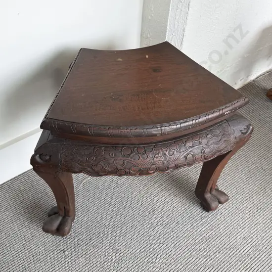 Chinese Hardwood Jardiniere Stand