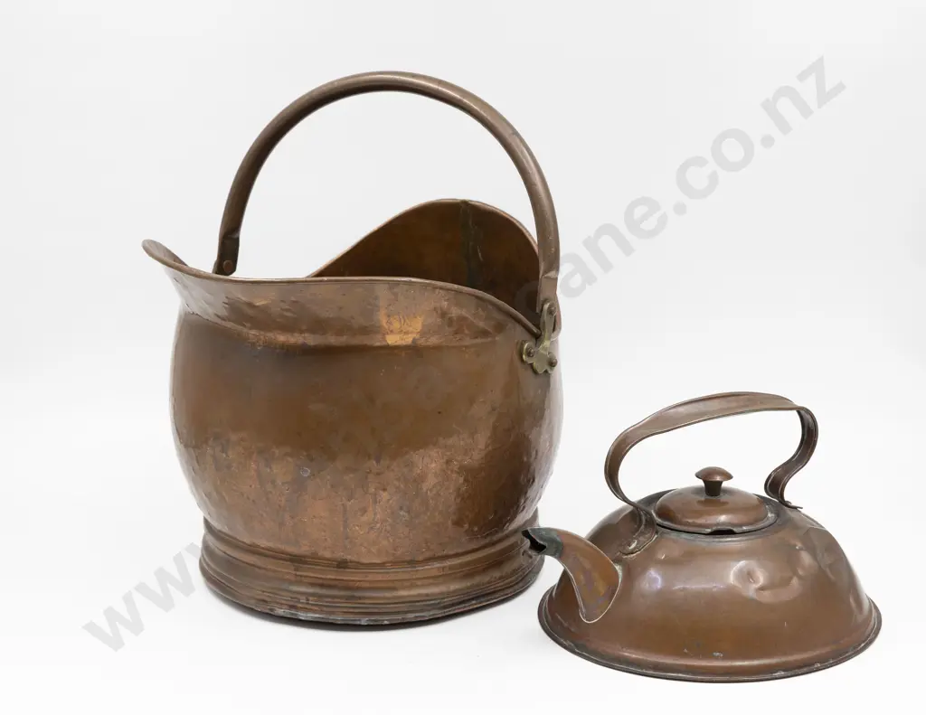 Copper Coal Helmet & Kettle Image 1++