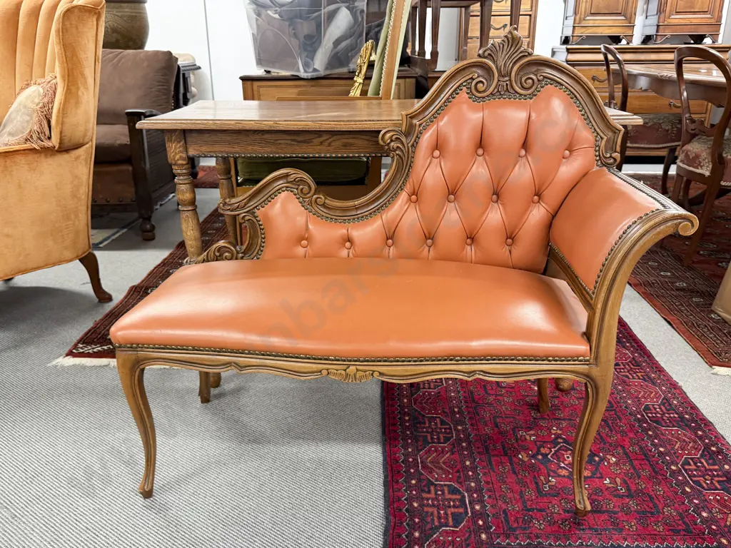 French Style Miniature Chaise Lounge Image 1++
