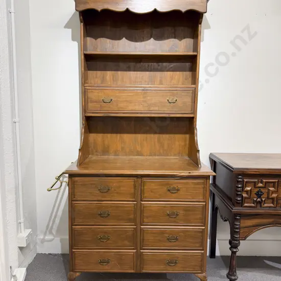 Stained Wooden Dresser