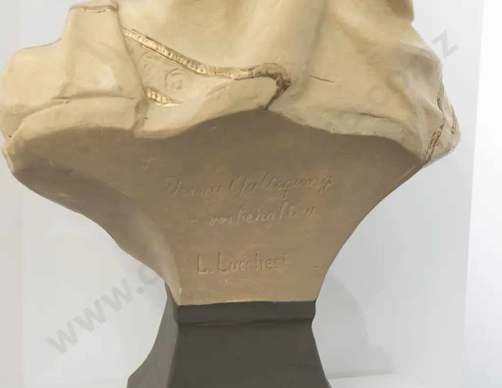 Oversized Goldscheider Style Bust of a Blackamoor Image 1++