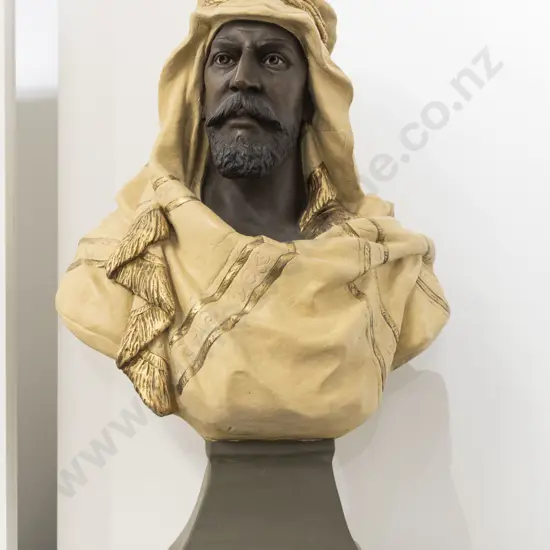 Oversized Goldscheider Style Bust of a Blackamoor