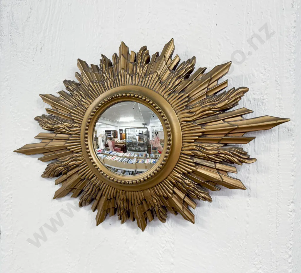 Art Deco Style Starburst Wall Mirror by Gomme of Wycombe Image 1++