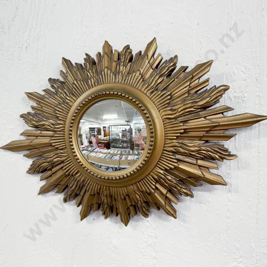Art Deco Style Starburst Wall Mirror by Gomme of Wycombe