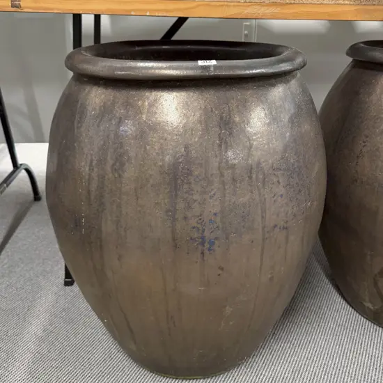 Large Glazed Outdoor Garden Pot